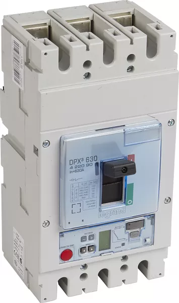 legrand-disjoncteur �lectronique s2 dpx�630 pouvoir de coupure 100ka 400v~ - 3p - 630a (422090)