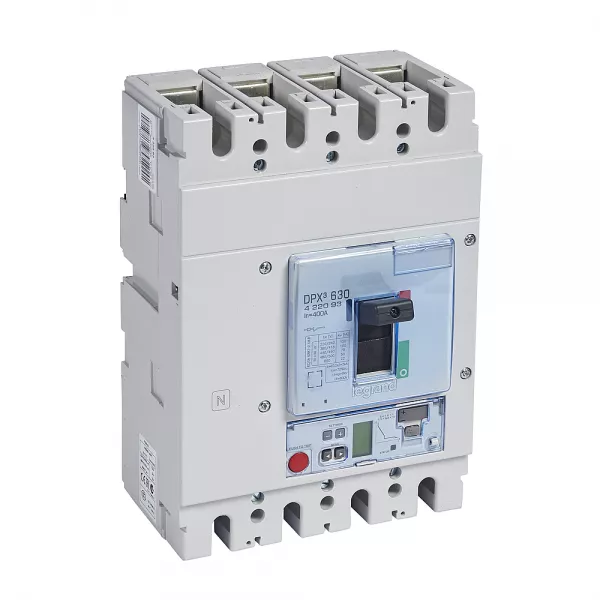 legrand-disjoncteur �lectronique s2 dpx�630 pouvoir de coupure 100ka 400v~ - 4p - 400a (422093)