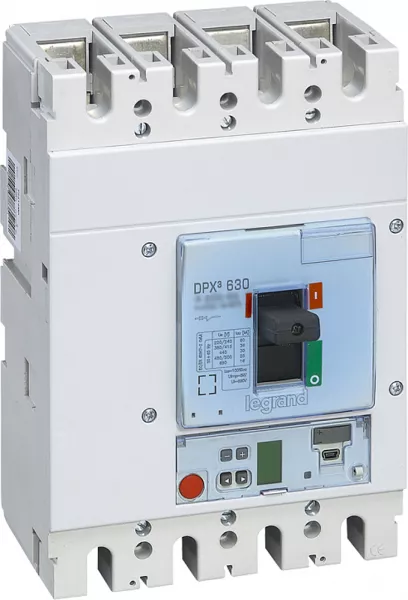 legrand-disjoncteur �lectronique s2 dpx�630 pouvoir de coupure 36ka 400v~ - 4p - 400a (422063)