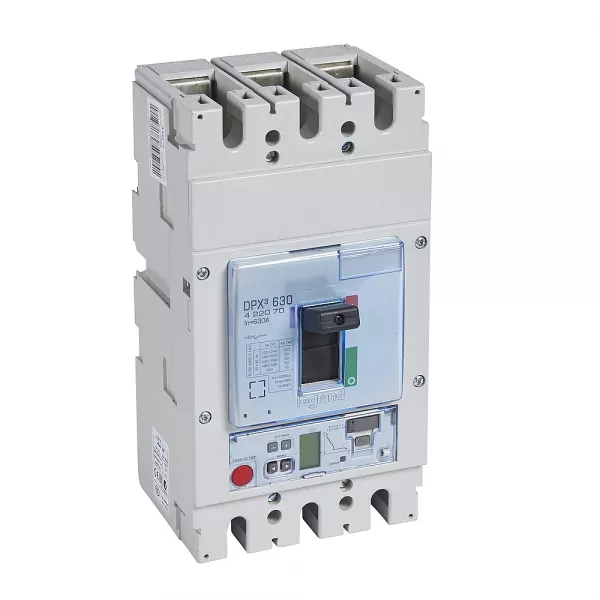 legrand-disjoncteur �lectronique s2 dpx�630 pouvoir de coupure 50ka 400v~ - 3p - 630a (422070)