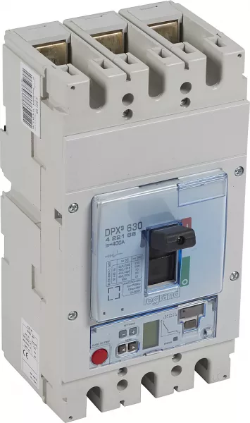 legrand-disjoncteur �lectronique sg dpx�630 pouvoir de coupure 100ka 400v~ - 3p - 400a (422168)