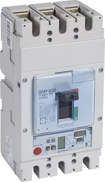 legrand-disjoncteur �lectronique sg dpx�630 pouvoir de coupure 100ka 400v~ - 3p - 630a (422170)