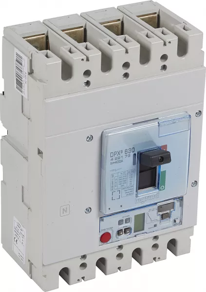legrand-disjoncteur �lectronique sg dpx�630 pouvoir de coupure 100ka 400v~ - 4p - 400a (422173)