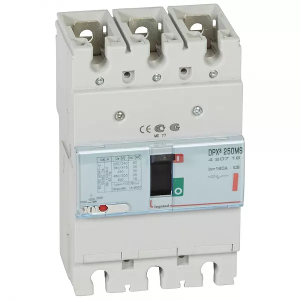 legrand-disjoncteur magn�tique r�glable seul dpx�250 - 36ka 400v~ - 3p - 160a (420719)