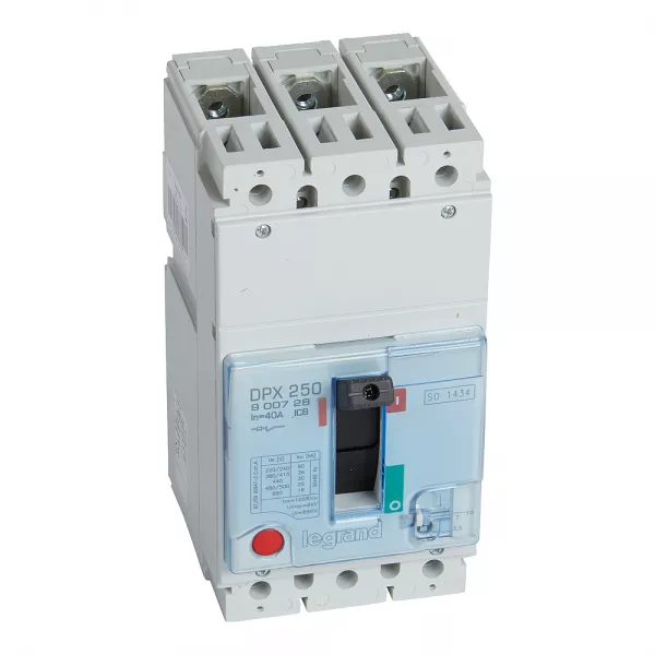legrand-disjoncteur magn�tique seul dpx250 ma 3p - pouvoir de coupure 36ka 40a (900728)