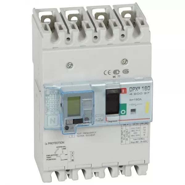 legrand-disjoncteur magn�tothermique diff�rentiel dpx�160 icu 16ka 400v~ - 4p - 160a (420037)