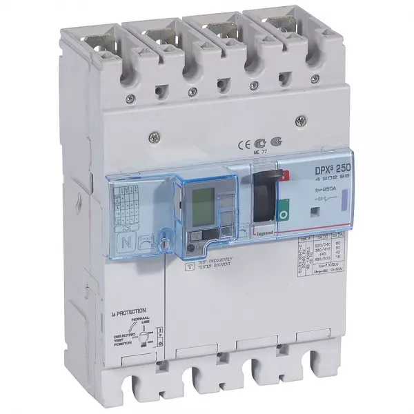 legrand-disjoncteur magn�tothermique diff�rentiel dpx�250 icu 50ka 400v~ - 4p - 200a (420288)