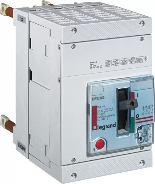 legrand-disjoncteur magn�tothermique dpx250 pouvoir de coupure 36ka 400v~ - 4p - 250a (025349)