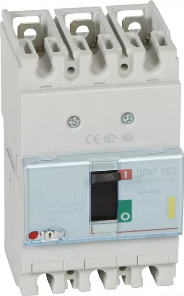 legrand-disjoncteur magn�tothermique dpx�160 pouvoir de coupure 16ka 400v~ - 3p - 40a (420002)