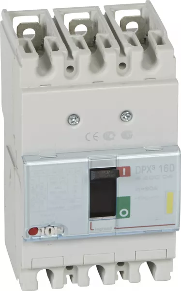 legrand-disjoncteur magn�tothermique dpx�160 pouvoir de coupure 16ka 400v~ - 3p - 80a (420004)