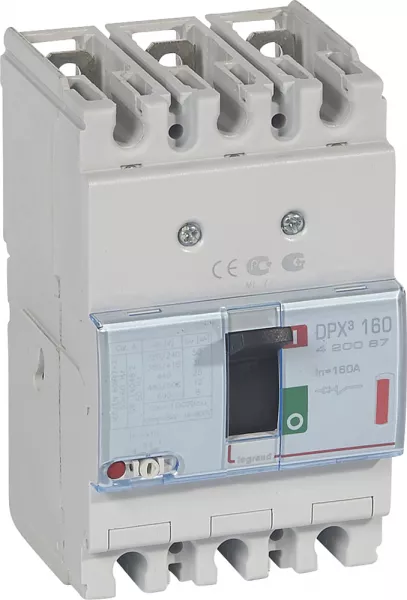legrand-disjoncteur magn�tothermique dpx�160 pouvoir de coupure 36ka 400v~ - 3p - 160a (420087)