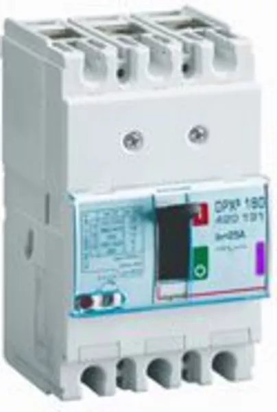 legrand-disjoncteur magn�tothermique dpx�160 pouvoir de coupure 50ka 400v~ - 4p - 25a (420131)