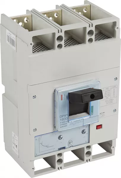 legrand-disjoncteur magn�tothermique dpx�1600 pouvoir de coupure 36ka 400v~ - 3p - 630a (422251)