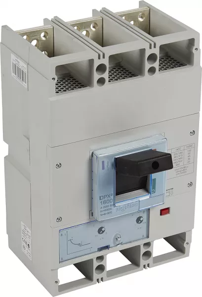 legrand-disjoncteur magn�tothermique dpx�1600 pouvoir de coupure 50ka 400v~ - 3p - 630a (422263)