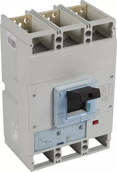 legrand-disjoncteur magn�tothermique dpx�1600 pouvoir de coupure 70ka 400v~ - 3p - 630a (422275)