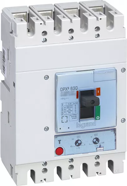 legrand-disjoncteur magn�tothermique dpx�630 pouvoir de coupure 100ka 400v~ - 4p - 630a (422051)