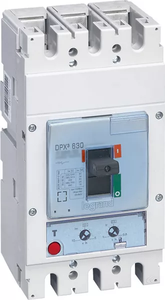 legrand-disjoncteur magn�tothermique dpx�630 pouvoir de coupure 36ka 400v~ - 3p - 500a (422003)