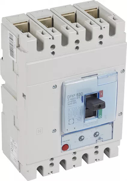 legrand-disjoncteur magn�tothermique dpx�630 pouvoir de coupure 50ka 400v~ - 4p - 400a (422021)