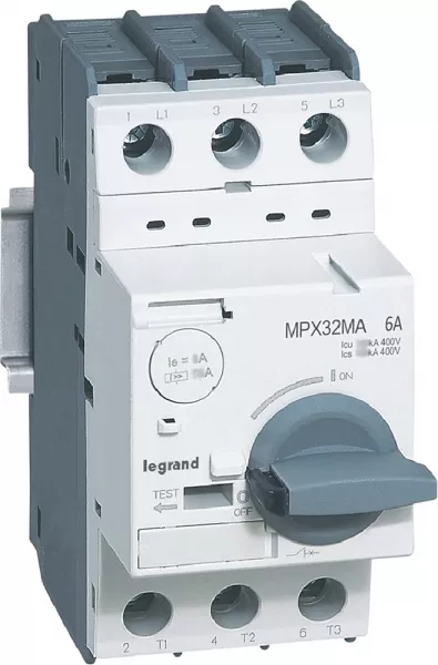 legrand-disjoncteur moteur magn�tique seul mpx�32ma - 78a - icu 100ka en 415v (417348)