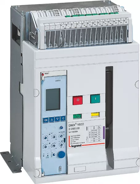 legrand-disjoncteur ouvert complet fixe dmx�1600 pouvoir de coupure 50ka 415v~ -3p 1600a (028102)