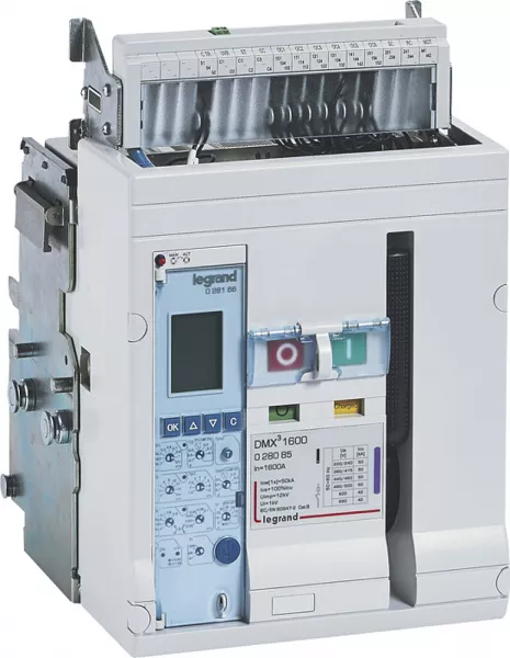 legrand-disjoncteur ouvert d�brochable dmx�1600 pouvoir de coupure 42ka 415v~ - 3p 1250a (028074)