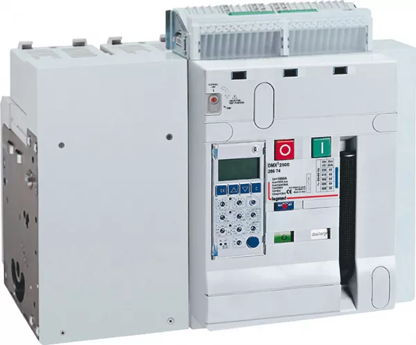 legrand-disjoncteur ouvert fixe dmx�2500 pouvoir de coupure 100ka taille 2 - 4p - 1600a (028674)