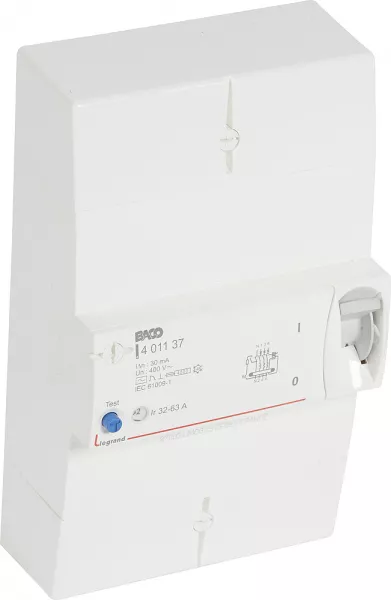 legrand-disjoncteur t�trapolaire diff�rentiel de protection 30ma - 63a (401137)