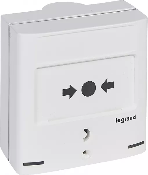 legrand-dispositif de commande pour coupure - 2 contacts avec voyant - couleur blanc (138074)