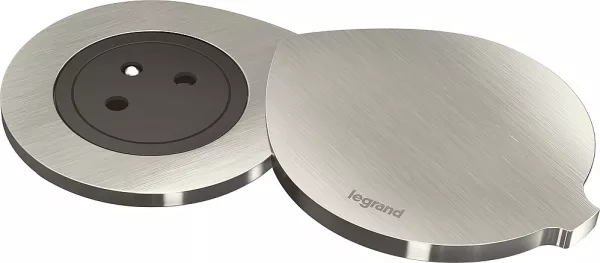 legrand-disq60 incara 2p+t surface et cordon avec connecteur wieland - noir couvercle (654723f)