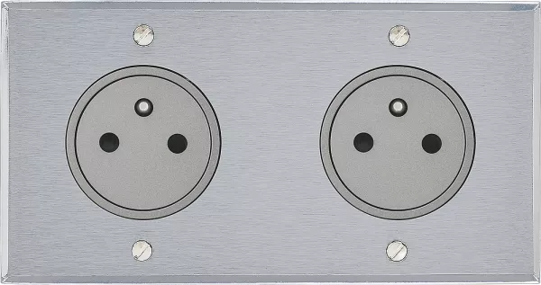legrand-double prise 2p+t surface 16a 250v - m�moire acier bross� art d\'arnould (67132)