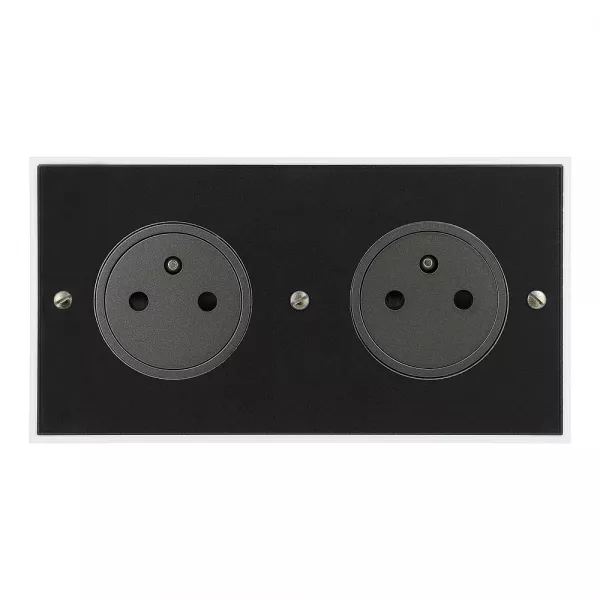 legrand-double prise 2p+t surface 16a 250v - m�moire cristal art d\'arnould (67032)