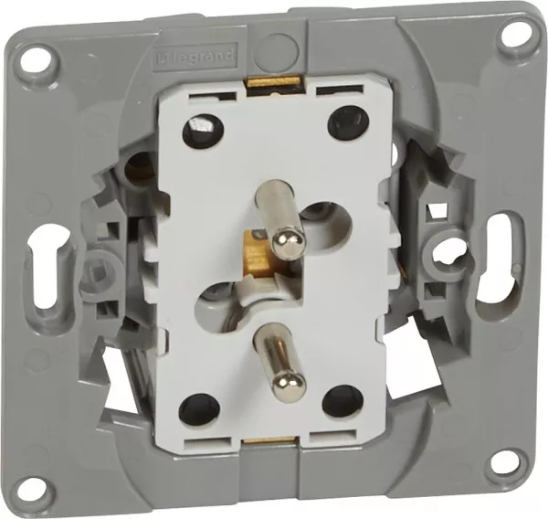 legrand-double prise de courant nilo� one compacte 16a � bornes automatiques - pur (664141)
