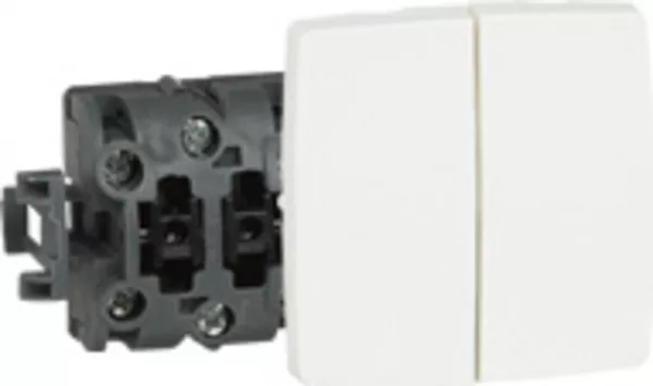 legrand-double va-et-vient appareillage saillie composable - blanc (086120)