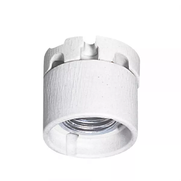 legrand-douille en porcelaine �clairage public avec frein culot e27 et jupe protection (060130)