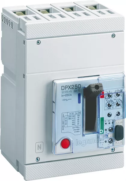 legrand-dpx 250 declencheur tetra electronique 100a 70ka (025421)
