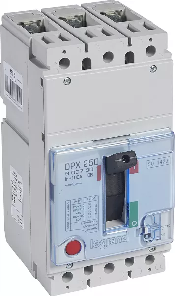 legrand-dpx250 magn�tique seul pouvoir de coupure 36ka - 3p 100a (900730)