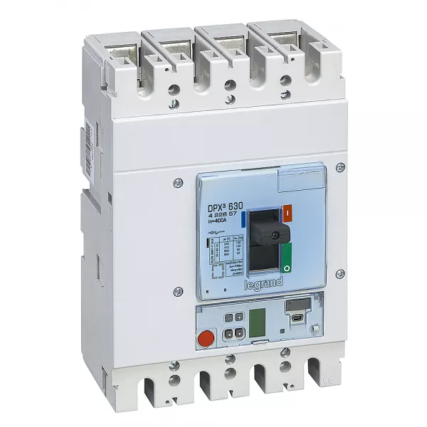 legrand-dpx�630 disjoncteur electronique s10 4p 400a 100ka (422857)