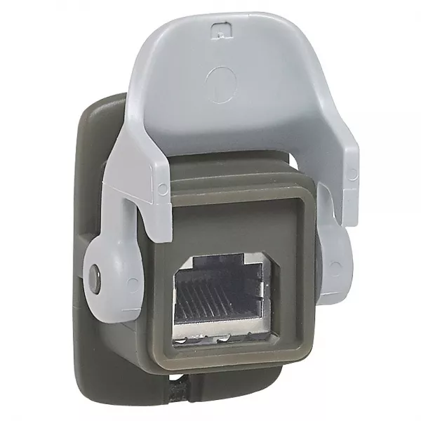 legrand-embase encastr�e de protection ip66/67 pour c�bles rj45 (053301)