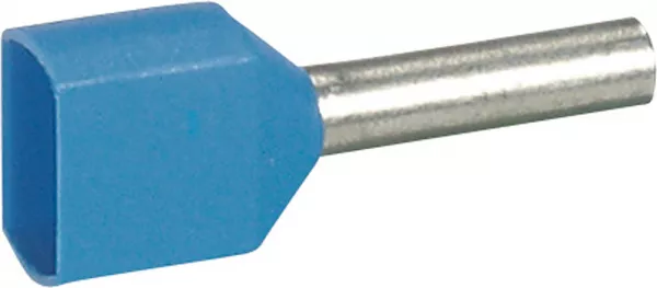 legrand-embout de c�blage starfix - pour conducteurs section - 2x0,75mm� - bleu (037687)