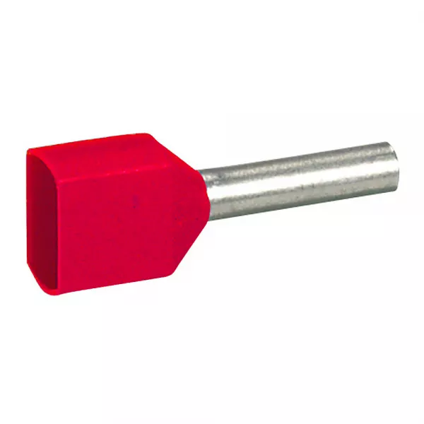 legrand-embout de c�blage starfix - pour conducteurs section - 2x1mm� - rouge (037688)