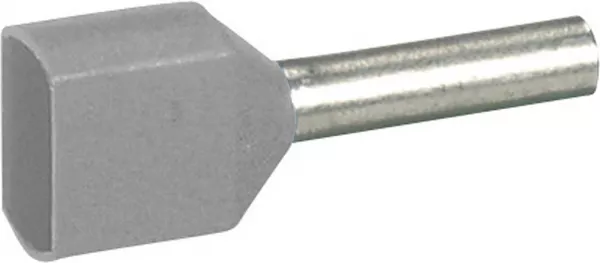 legrand-embout de c�blage starfix - pour conducteurs section - 2x2,5mm� - gris (037690)