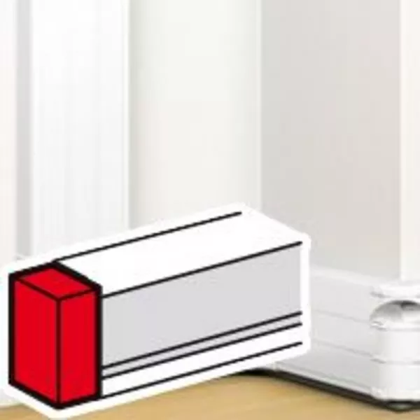 legrand-embout pour goulotte � clippage direct mosaic 50x180mm - blanc (075616)