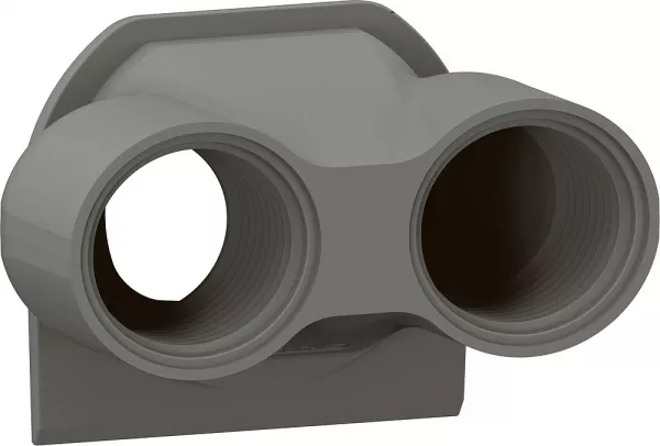 legrand-embout presse-�toupe plexo 2 entr�es iso20 anthracite (069673l)