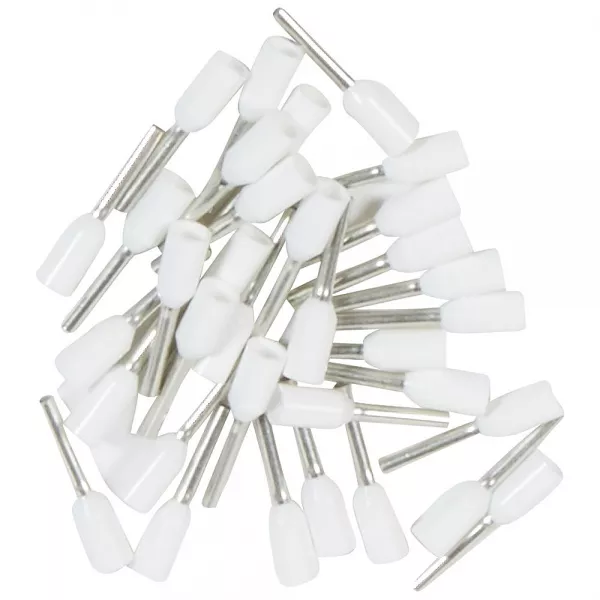 legrand-embouts de c�blage � collerette iso starfix - conducteurs section 0,5mm� - blanc (037761)