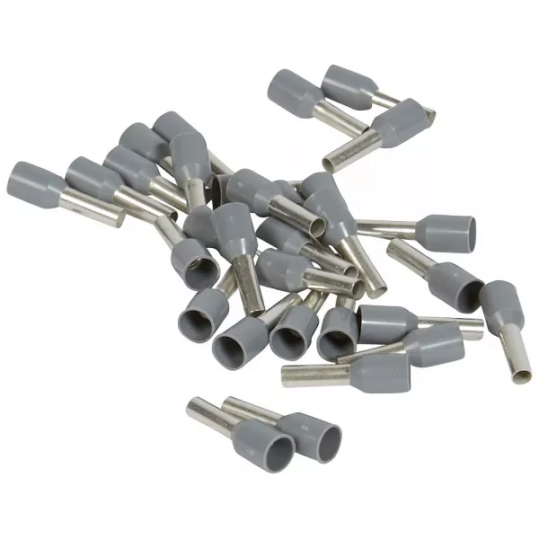 legrand-embouts de c�blage � collerette iso starfix - conducteurs section 2,5mm� - gris (037766)