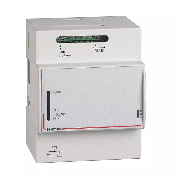 legrand-energie serveur web pour consultation � distance - 32 adresses modbus/compteurs (414948)
