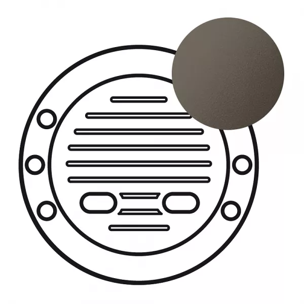 legrand-enjoliveur c�liane pour carillon d\'ambiance - finition graphite (067987)