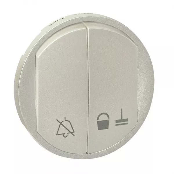 legrand-enjoliveur c�liane pour commande \ ne pas d�ranger\  / \ faire la chambre\  titane (068328)