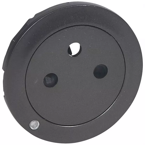 legrand-enjoliveur c�liane pour prise 2p+t surface � voyant - finition graphite (067915)