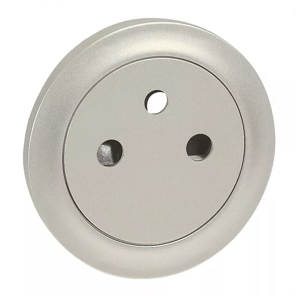 legrand-enjoliveur c�liane pour prise de courant 2p+t surface - finition titane (068411)